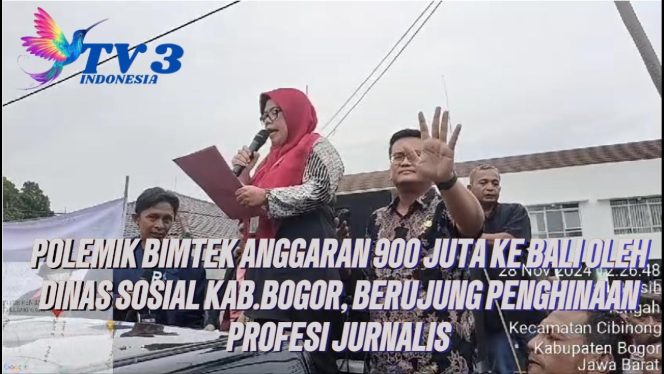 
 AKSI UNJUK RASA 25 ORGANISASI WARTAWAN,KEPADA DINAS SOSIAL KAB.BOGOR