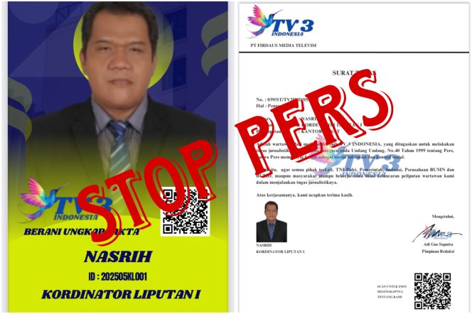 
 WANTED !!! STOP PERS, ATAS NAMA NASRIH