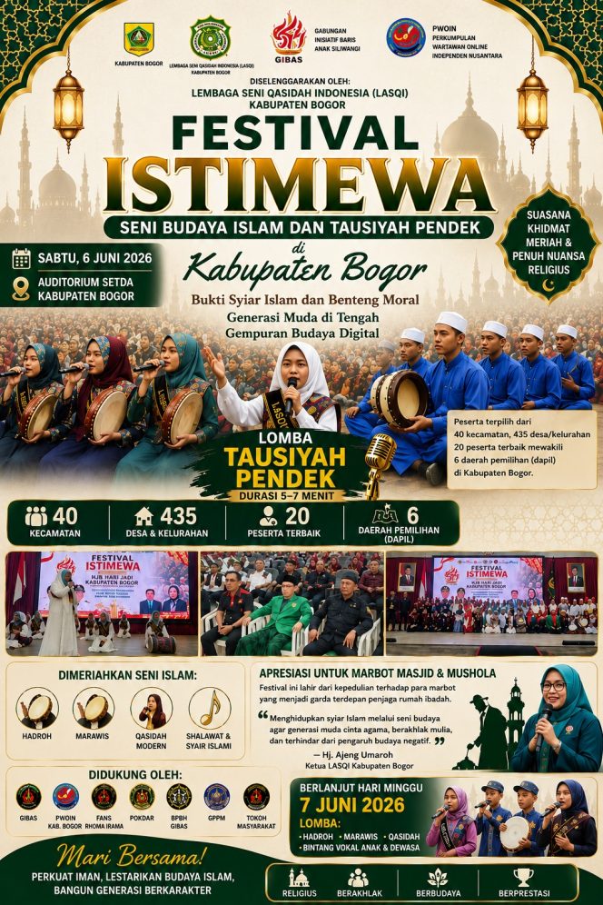 
 Kab.Bogor Istimewa : lawan gempuran digital dengan mentori Gen Z lewat seni religi